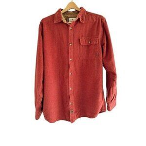 Legendary Whitetails Men's LT Rust Red Buck Camp Long Sleeve Flannel Shirt